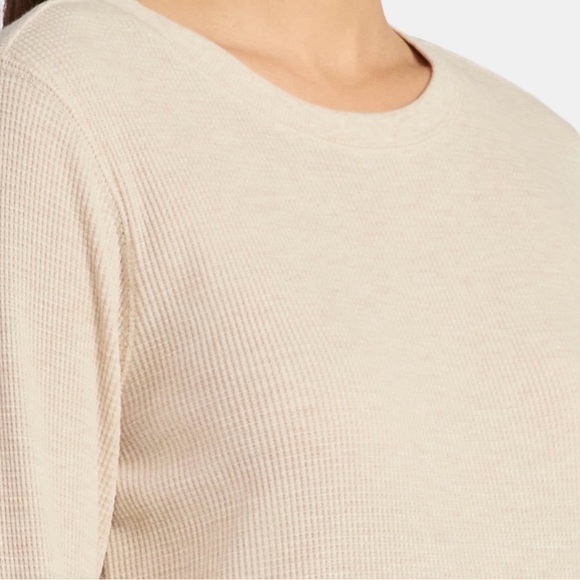 Top thermal womens new size M 8-10 cotton polyester Time and Tru - Picture 4 of 4